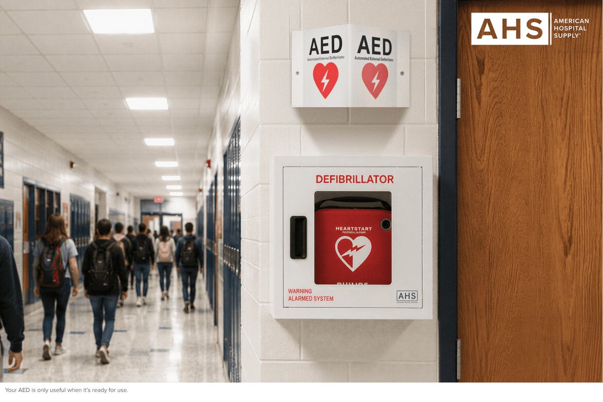 The AED on the Wall Only Helps If It’s Ready - American Hospital Supply