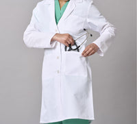 Load image into Gallery viewer, Medline Propel Lab Coat, Full Length, Women's, White, Small
