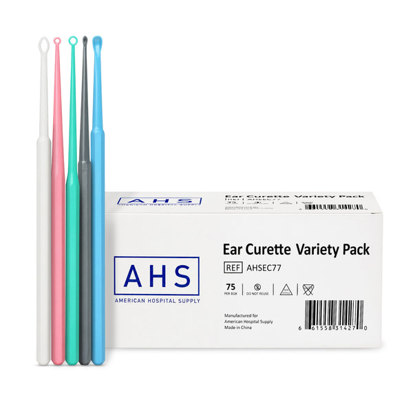 American Hospital Supply Disposable Ear Curette Variety Pack