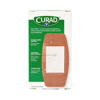 Load image into Gallery viewer, Medline CURAD Flex-Fabric Adhesive Bandages, Extra Large 2" x 4" Strips, 10/Box
