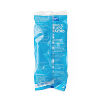 Load image into Gallery viewer, Medline Disposable Facial Razors with Single Blade, Blue
