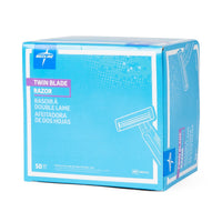 Load image into Gallery viewer, Medline Disposable Facial Razor with Twin Blades
