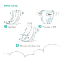 Load image into Gallery viewer, Medline Thin Booster Diaper Liner
