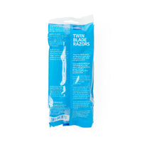 Load image into Gallery viewer, Medline Twin-Blade Disposable Facial Razor with Lubrication Strip, Navy Blue
