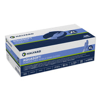 Load image into Gallery viewer, O&amp;M Halyard Inc Aquasoft Nitrile Exam Glove, Extra Large, Blue
