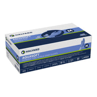 Load image into Gallery viewer, O&amp;M Halyard Inc Aquasoft Nitrile Exam Glove, Medium, Blue
