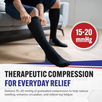 Load image into Gallery viewer, AHS Knee High Compression Socks - American Hospital Supply
