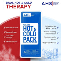 Load image into Gallery viewer, AHS Reusable Hot and Cold Pack – Flexible Gel Compress for Pain Relief &amp; Injury Recovery - American Hospital Supply
