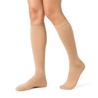 Load image into Gallery viewer, American Hospital Supply Beige Knee-High Compression Socks, 20–30 mmHg Firm Support - American Hospital Supply
