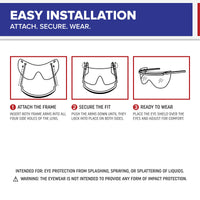 Load image into Gallery viewer, American Hospital Supply Clear Eye Shield Replacement Lens, Disposable Protective Eyewear Lens Only - American Hospital Supply
