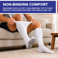 Load image into Gallery viewer, American Hospital Supply Diabetic Knee-High Socks with Non-Slip Grips, Soft Non-Binding Comfort Fit - American Hospital Supply
