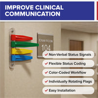 Load image into Gallery viewer, American Hospital Supply Exam Room Wall Flag - American Hospital Supply
