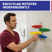 Load image into Gallery viewer, American Hospital Supply Exam Room Wall Flag - American Hospital Supply
