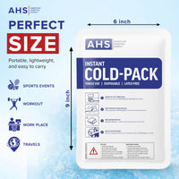 Load image into Gallery viewer, American Hospital Supply Instant Cold Pack, 6” x 9”, 1 Each – Disposable Ice Pack for First Aid &amp; Injury Relief - American Hospital Supply
