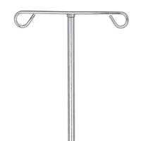 Load image into Gallery viewer, American Hospital Supply | Portable IV Pole - 1 with 2 Hooks - American Hospital Supply
