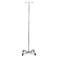 Load image into Gallery viewer, American Hospital Supply | Portable IV Pole - 1 with 2 Hooks - American Hospital Supply

