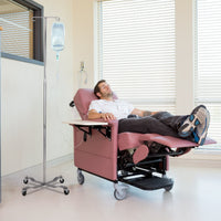 Load image into Gallery viewer, American Hospital Supply | Portable IV Pole - 1 with 2 Hooks - American Hospital Supply
