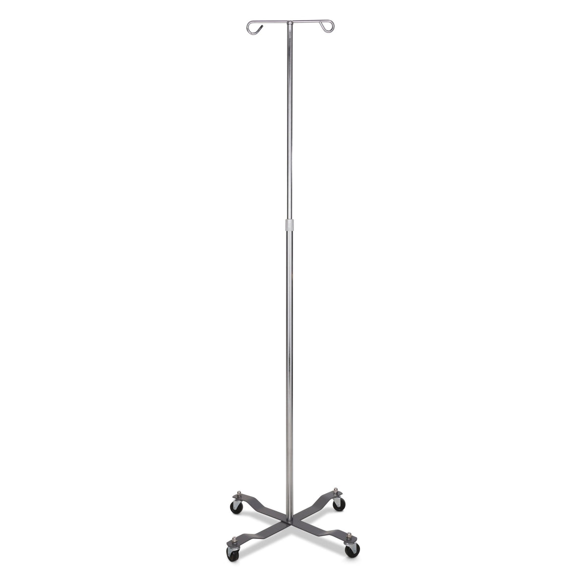 American Hospital Supply | Portable IV Pole - 1 with 2 Hooks - American Hospital Supply