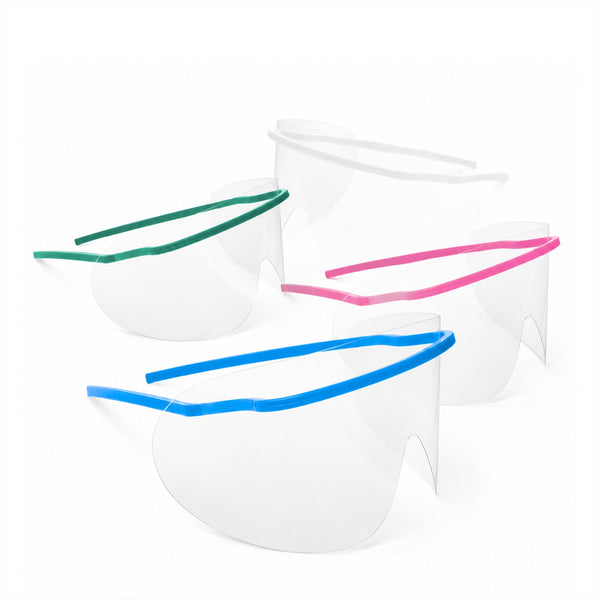 American Hospital Supply Pre-Assembled Eye Shields, Clear Disposable Eyewear Protection - American Hospital Supply