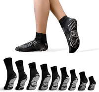 Load image into Gallery viewer, American Hospital Supply Premium Anti - Slip Socks | Black Grip Socks - American Hospital Supply
