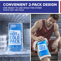 Load image into Gallery viewer, American Hospital Supply Reusable Hot &amp; Cold Pack, Flexible Gel Compress for Pain Relief &amp; Injury Recovery - American Hospital Supply
