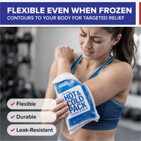 Load image into Gallery viewer, American Hospital Supply Reusable Hot &amp; Cold Pack, Flexible Gel Compress for Pain Relief &amp; Injury Recovery - American Hospital Supply
