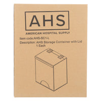 Load image into Gallery viewer, American Hospital Supply Storage Container with Lid - American Hospital Supply
