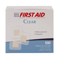 Load image into Gallery viewer, American® White Cross Sheer Adhesive Spot Bandage, 1½ x 1½ Inch - American Hospital Supply
