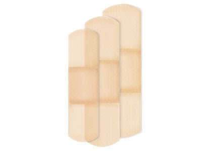 American White Cross Sheer Adhesive Strip, Assorted Sizes - American Hospital Supply