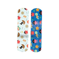 Load image into Gallery viewer, American White Cross Stat Strip Kid Design Adhesive Strip, ¾ x 3 Inch - American Hospital Supply
