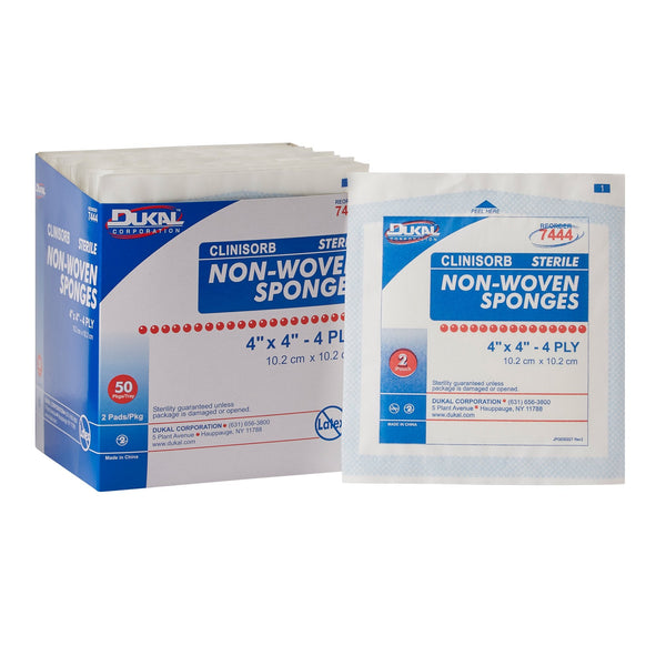 Clinisorb Sterile Nonwoven Sponge, 4 x 4 Inch - American Hospital Supply