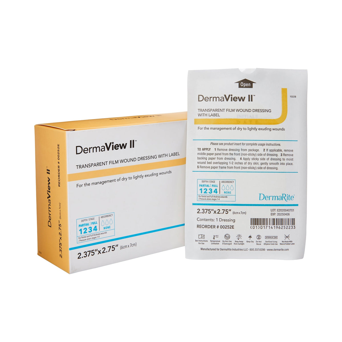 DermaView II™ Transparent Film Dressing - American Hospital Supply