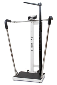 Load image into Gallery viewer, Detecto Digital Bariatric Scale with Platform, Height Rod - 600 lb x 0.2 lb - American Hospital Supply
