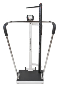 Load image into Gallery viewer, Detecto Digital Bariatric Scale with Platform, Height Rod - 600 lb x 0.2 lb - American Hospital Supply
