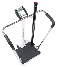 Load image into Gallery viewer, Detecto Digital Bariatric Scale with Platform, Height Rod - 600 lb x 0.2 lb - American Hospital Supply
