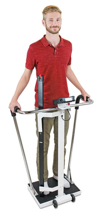 Load image into Gallery viewer, Detecto Digital Bariatric Scale with Platform, Height Rod - 600 lb x 0.2 lb - American Hospital Supply
