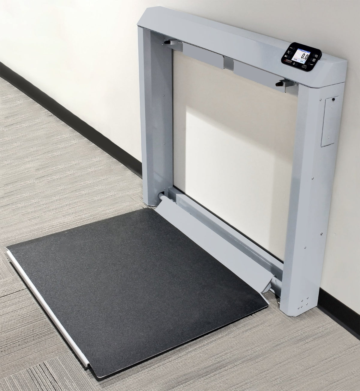 Detecto Digital Wall Mount Wheelchair Scale with Platform, 1000 lb x 0.2 lb - American Hospital Supply