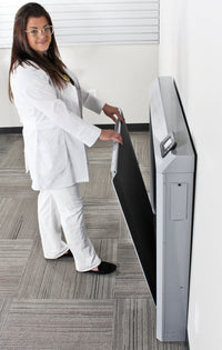 Load image into Gallery viewer, Detecto Digital Wall Mount Wheelchair Scale with Platform, 1000 lb x 0.2 lb - American Hospital Supply
