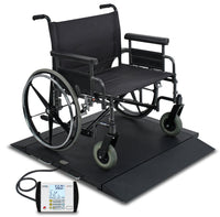 Load image into Gallery viewer, Detecto Digital Wheelchair Scale, AC Adapter - 1000 lb x 0.2 lb/ 450 kg x 0.1 kg - American Hospital Supply
