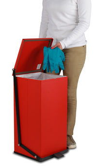 Load image into Gallery viewer, Detecto Step - On Can, 16 Qt, White - American Hospital Supply
