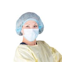 Load image into Gallery viewer, Dukal™ Bouffant Cap with Elastic Closure, Blue - One Size Fits Most - American Hospital Supply
