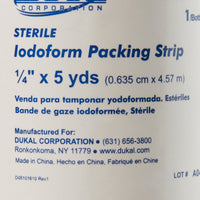 Load image into Gallery viewer, Dukal Iodoform Wound Packing Strip, ¼ Inch x 5 Yard - American Hospital Supply
