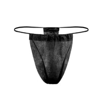 Load image into Gallery viewer, Dukal Reflections Spa Thong Panty, Black - American Hospital Supply
