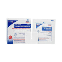 Load image into Gallery viewer, Dukal Sterile I.V. / Drain Split Dressing, 2 x 2 Inch - American Hospital Supply
