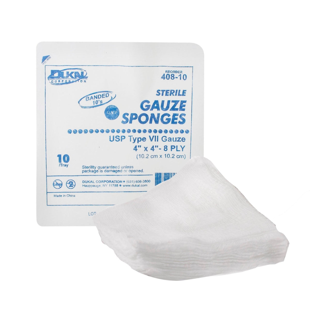 Dukal™ Sterile USP Type VII Gauze Sponge, 4 x 4 Inch - American Hospital Supply