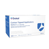Load image into Gallery viewer, Dukal Swabstick Cotton Tip Wood Shaft 3 Inch Sterile - American Hospital Supply
