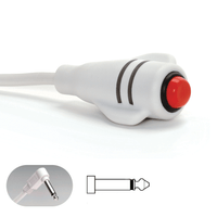 Load image into Gallery viewer, DuraCall Call Cord, 1/4" phone plug, coiled, white, 16' - American Hospital Supply
