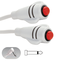 Load image into Gallery viewer, DuraCall Call Cord, 1/4" phone plug, white, double - American Hospital Supply
