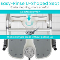 Load image into Gallery viewer, EasyRinse Shower Chair - American Hospital Supply

