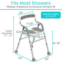 Load image into Gallery viewer, EasyRinse Shower Chair - American Hospital Supply
